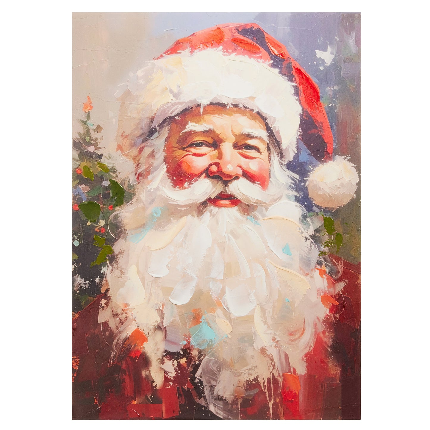 25.5" Kris Kringle's Portrait Wall Art