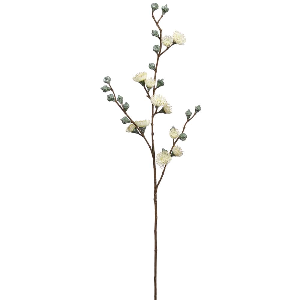34" Blooming Eucalyptus Spray