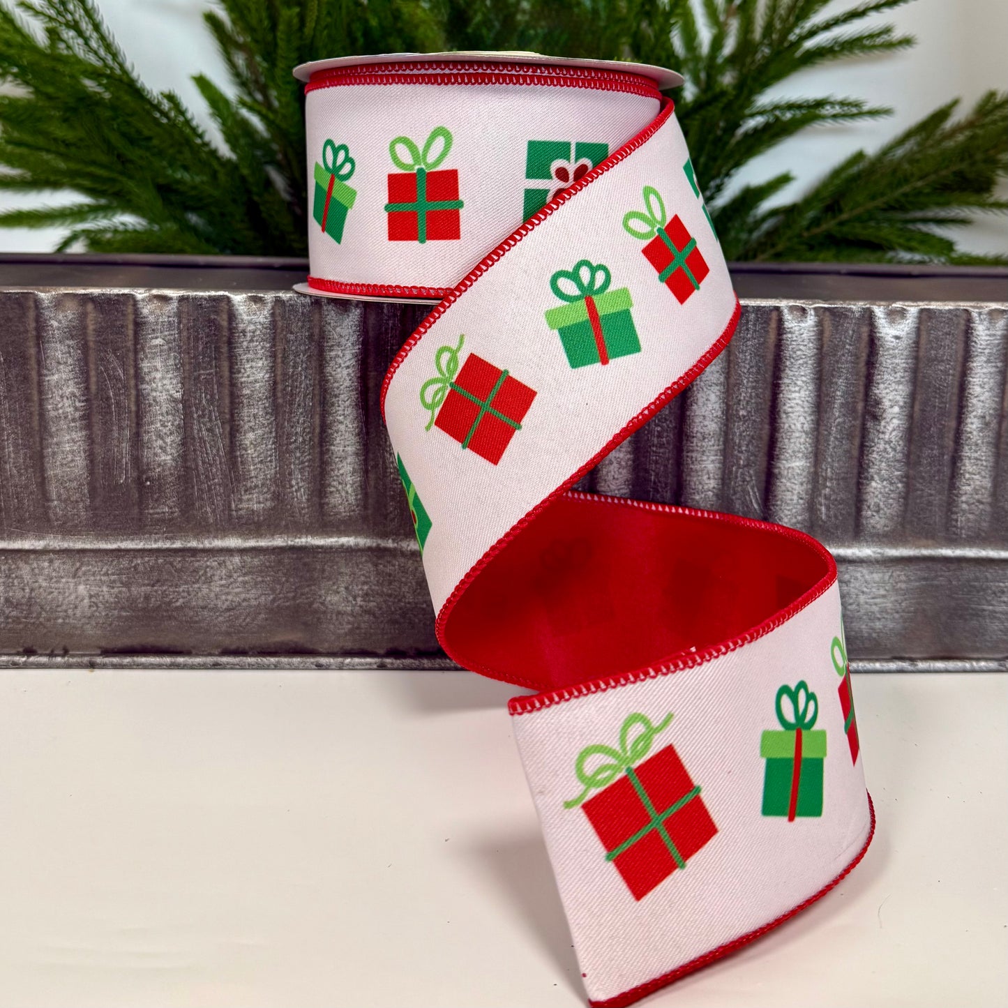 2.5" x 10yds Satin Playful Gift Package Ribbon