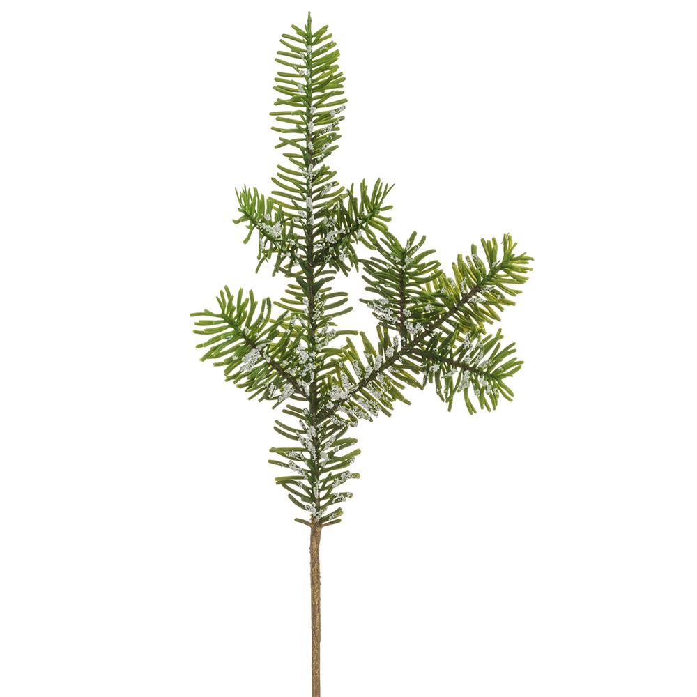24" Iced Norway Spruce Spray