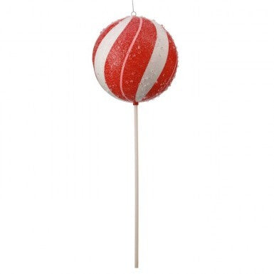 17" Vp Peppermint Lollipop W/Stick