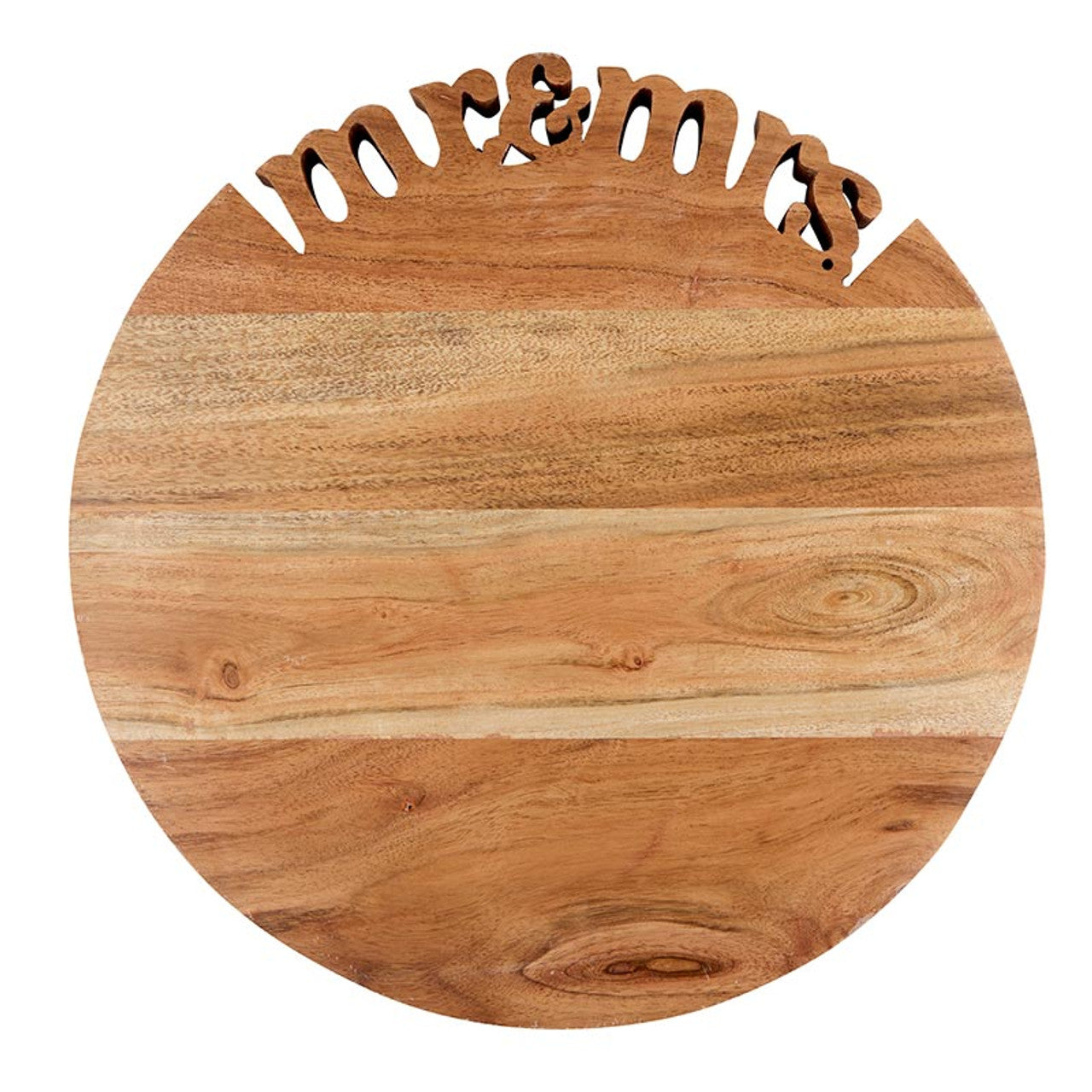 F2F 14"D Cutting board - Mr. & Mrs.