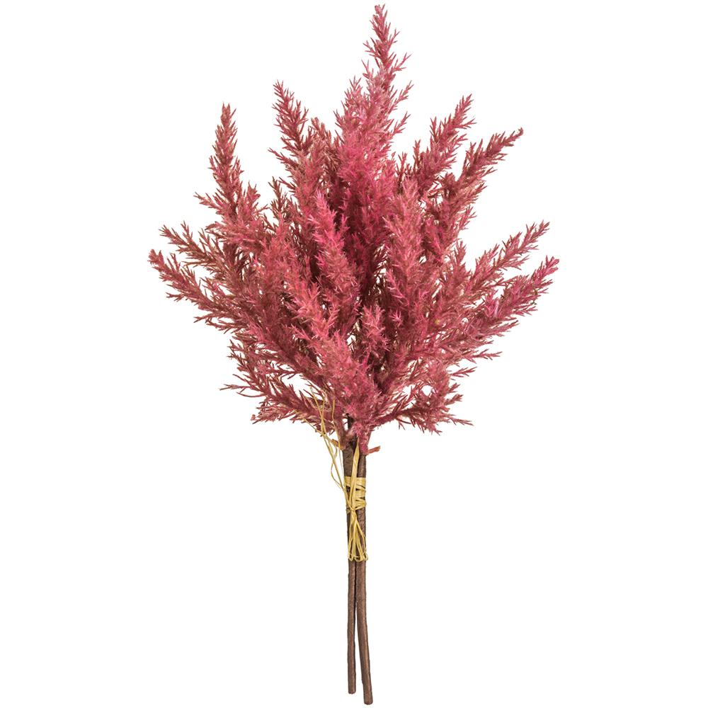 14" Pampas Grass Bundle x3, Rose