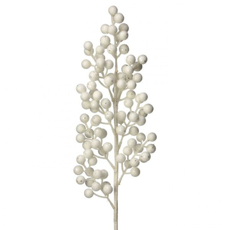24" GLITTERED CLUSTER BERRY SPIKE (2-Colors)