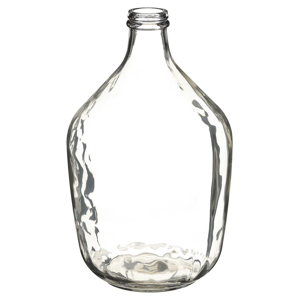 15"H X 9"D Glass Bottle Clear