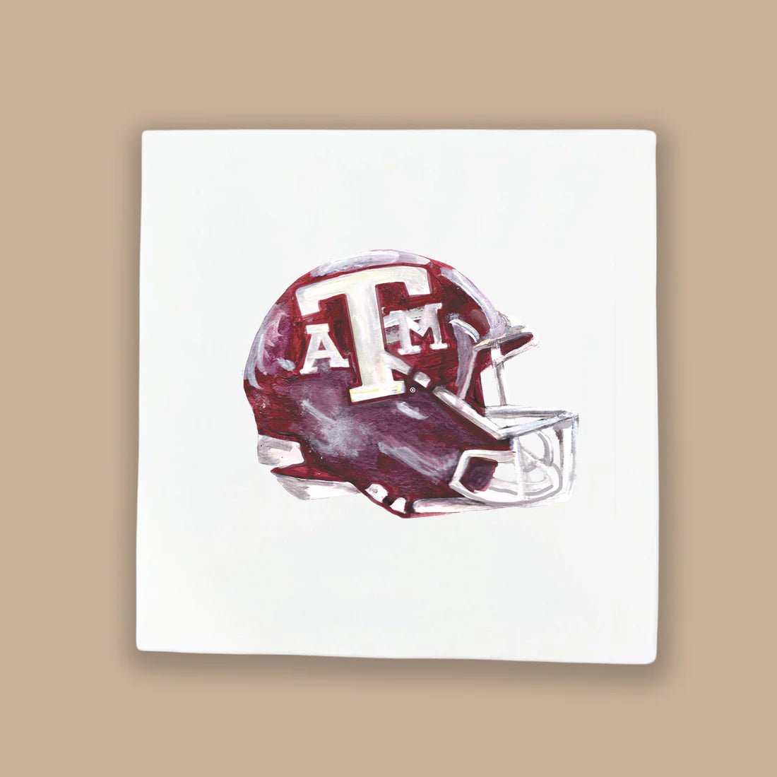 Texas A&M Football Helmet napkin set