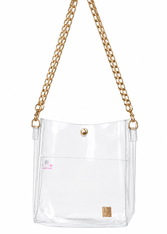 HADLEY Clear Gameday Messenger bag