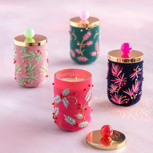 Ballerina Candle Couturier, Embroided & Beade