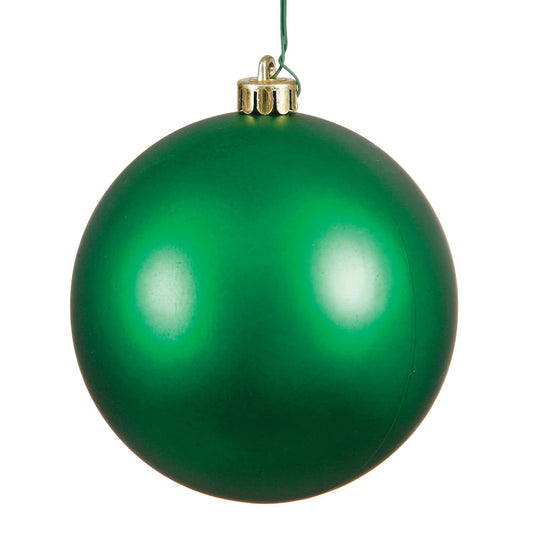 6" Green Matte Ball UV Drilled