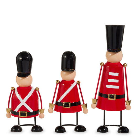 14.5" Red, White and Black Nutcrackers
