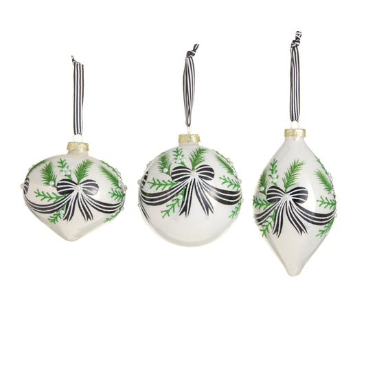 4" Bow Bunting Ornament