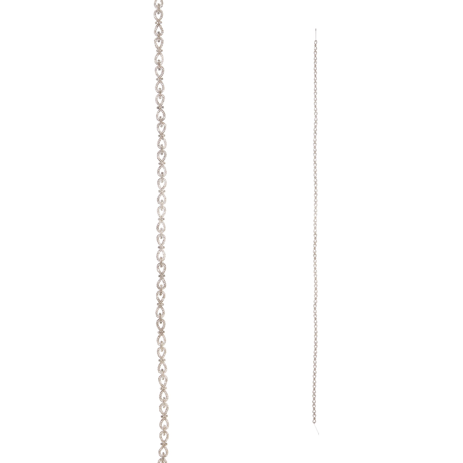 6' Silver Jewel Garland