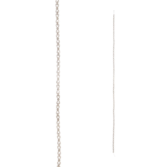 6' Silver Jewel Garland
