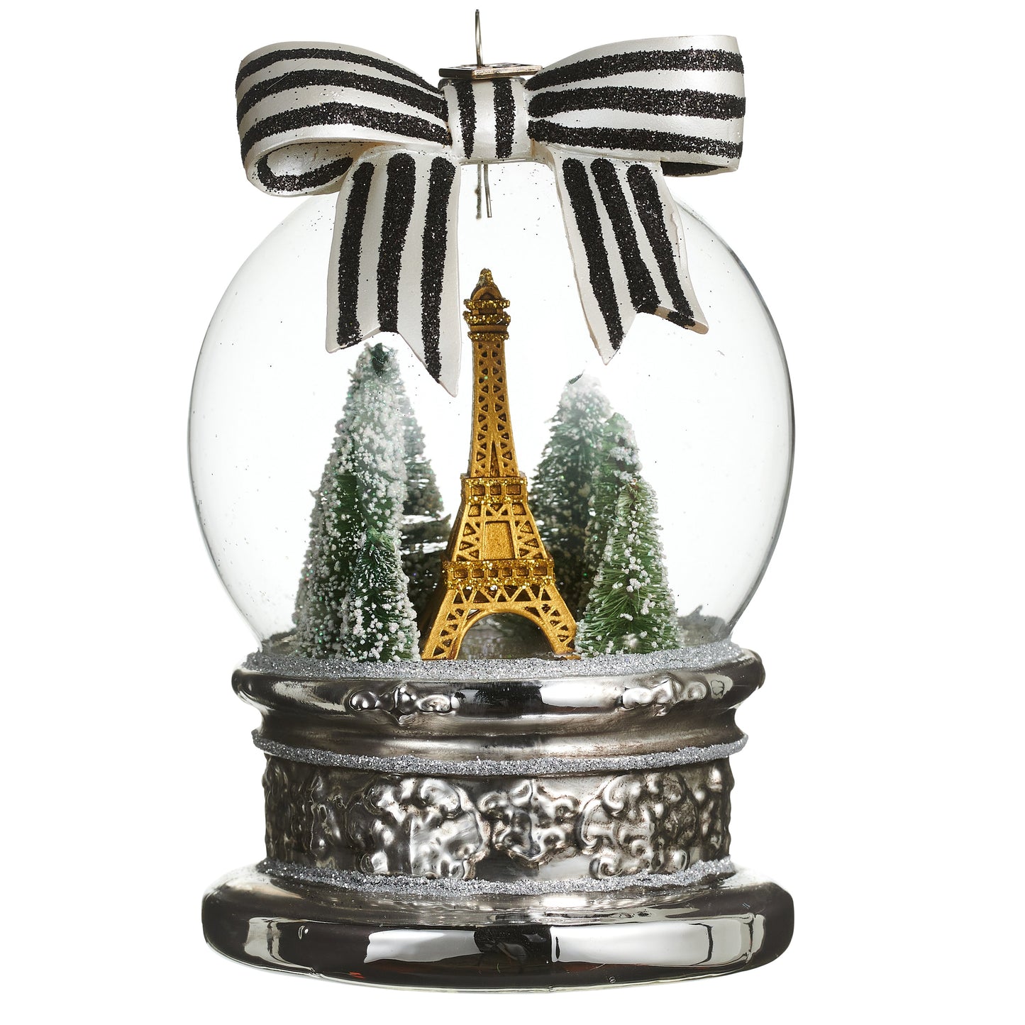 EC 5.5" Midnight in Paris Globe Ornament