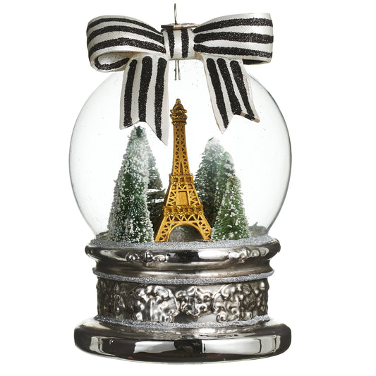 EC 5.5" Midnight in Paris Globe Ornament