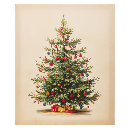 19.75" Christmas Tree Wall Art