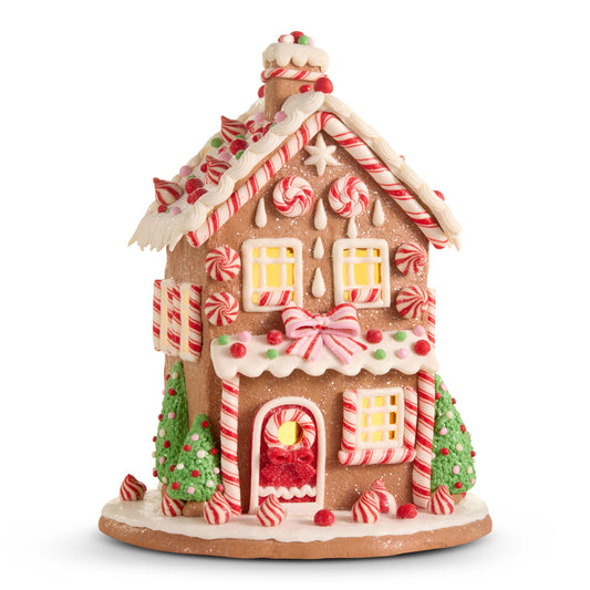 12.5" Pink Peppermint House