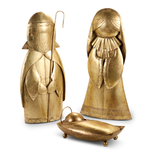 *DC* 4' Golden Geometric Holy Family