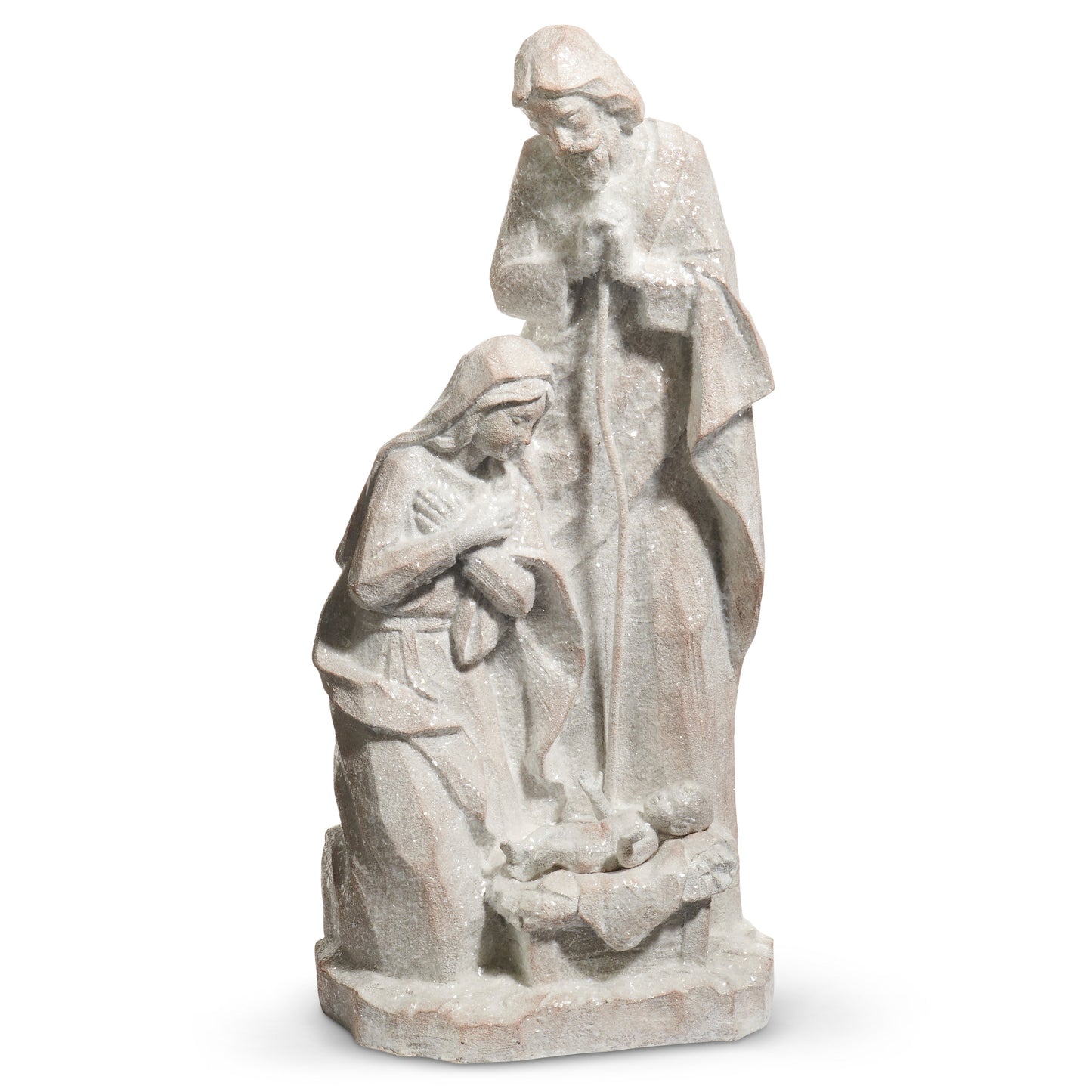 27" Iced Holy Family