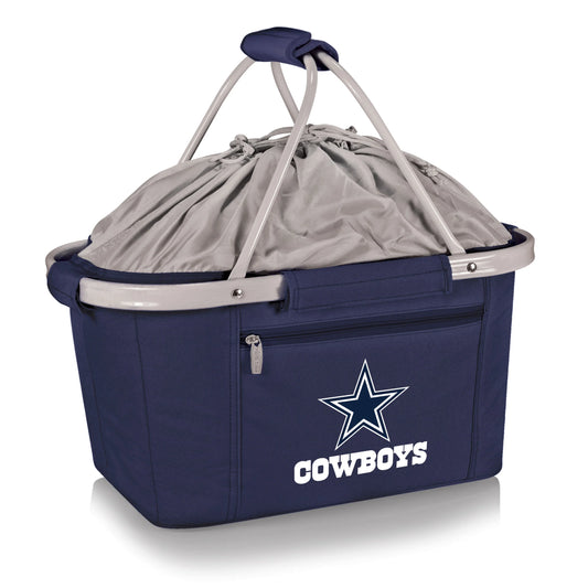 Dallas Cowboys - Metro Basket Collapsible Cooler Tote, (Navy Blue)