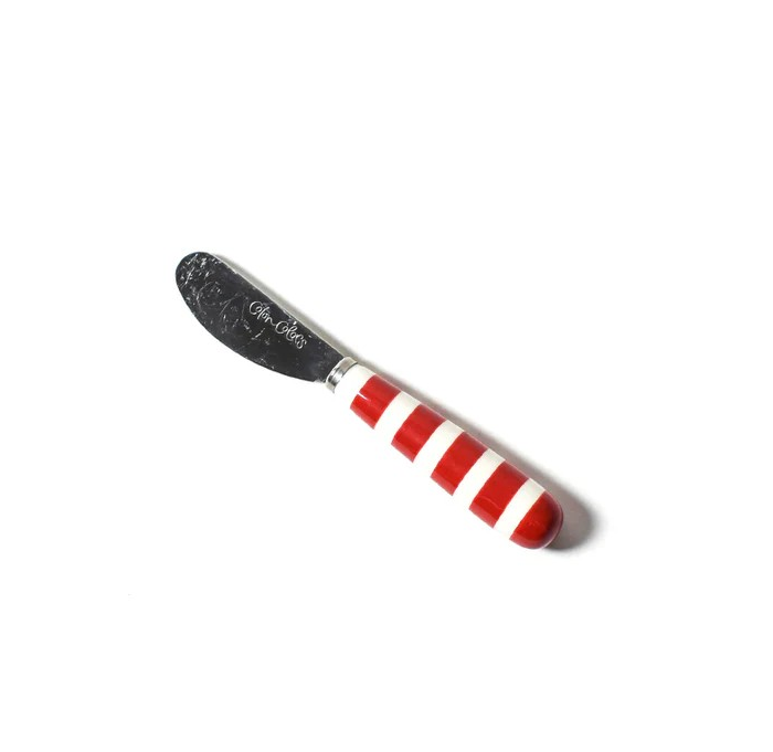 Bengal Stripe Appetizer Spreader Red