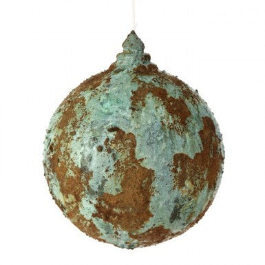 6" Vp Petina Aged Ball Ornament