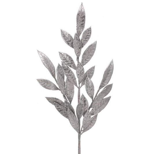 25"  Glitter/Mica Laurel Spray