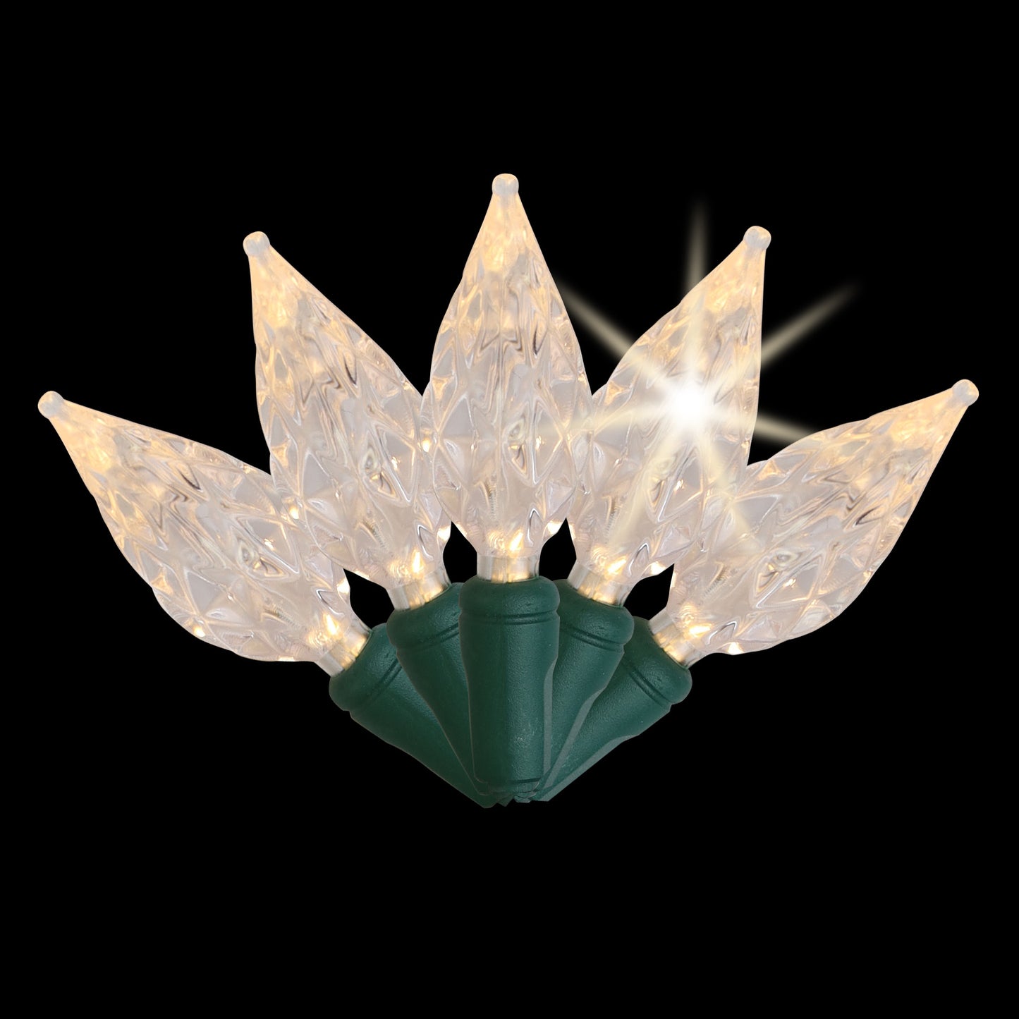 LED Diamond Cut 50L - Warm White Twinkle