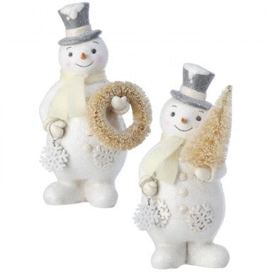 8.5" Vintage Snowman (ASST/ 2)