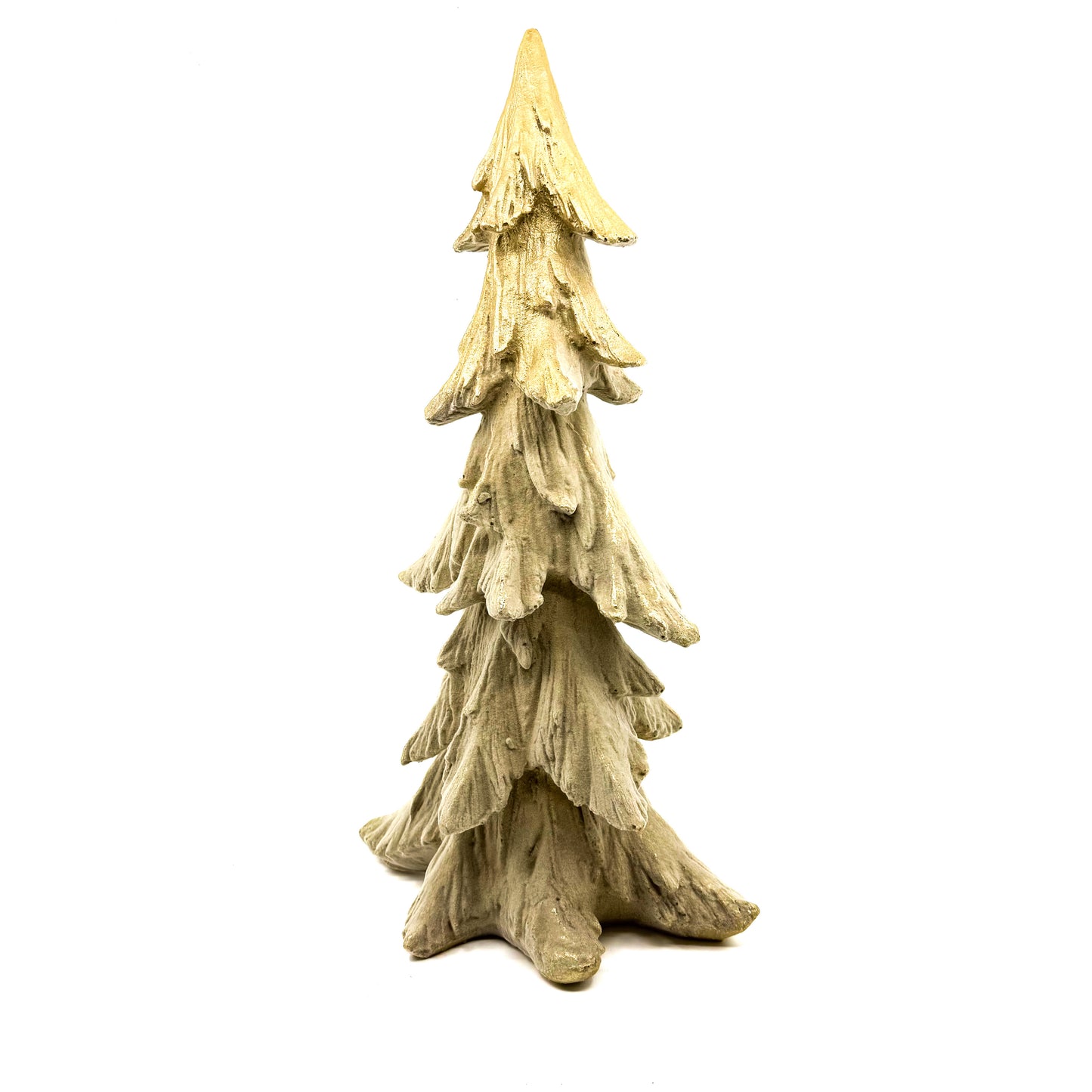 20" Resin Frosted Gold Tree