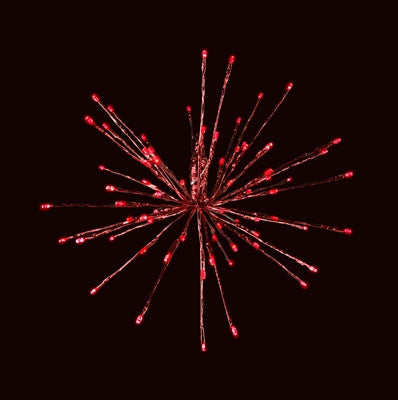 LED 16" 3D Radiant Blast - Red/Red