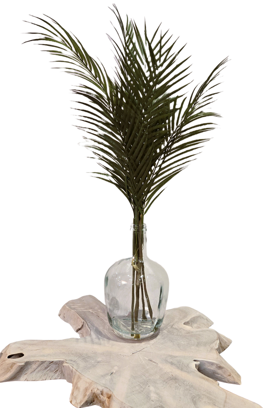 32.5" Sword Fern IN Glass Vase