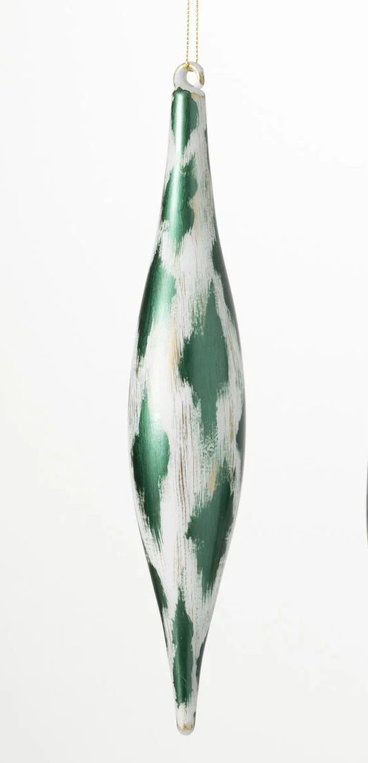 10 CR/WH Finial Ornament Small (Single)