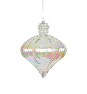 Orn  Finial  6'',Smoke  Grey