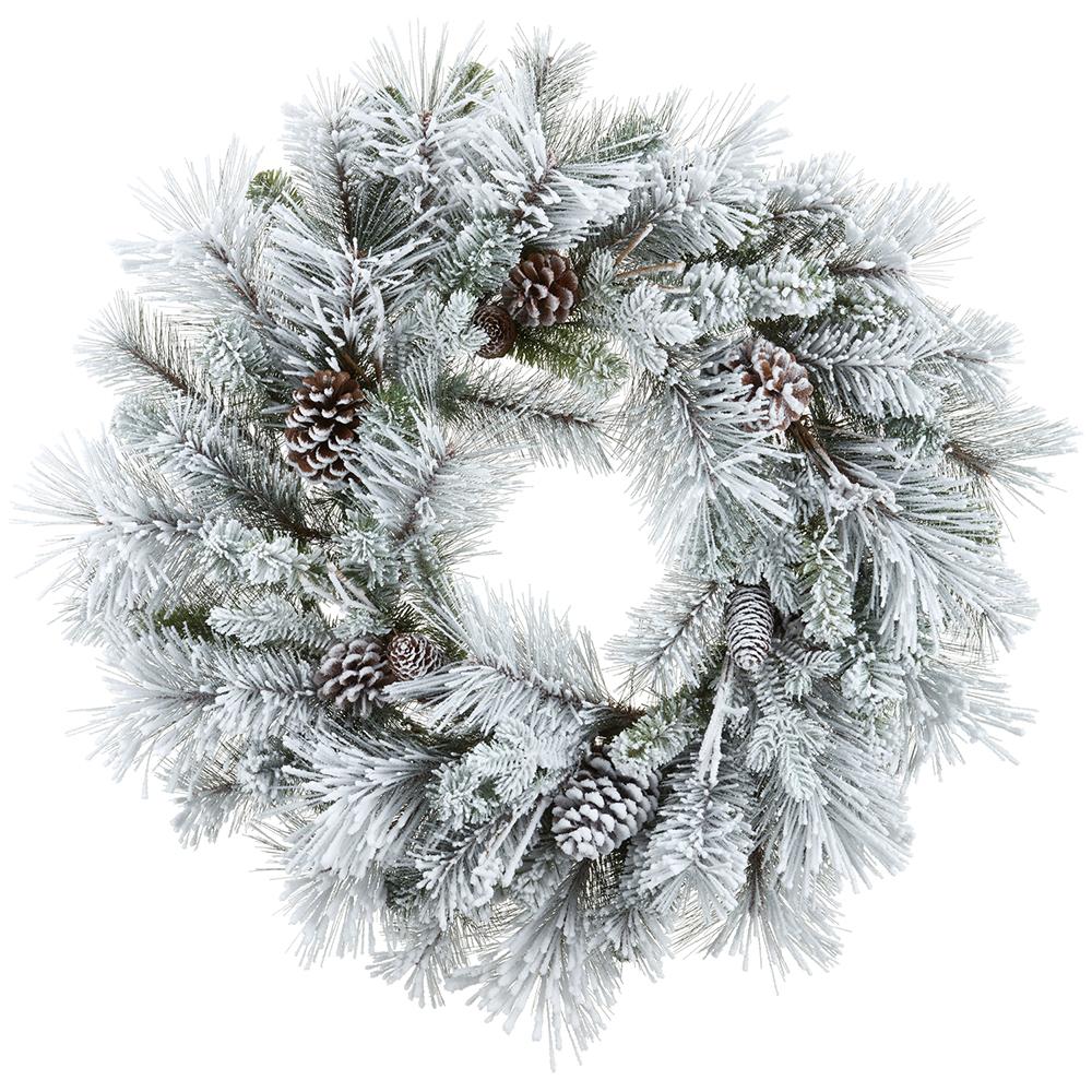 30Snowed Cone/Mix Pine Wreath