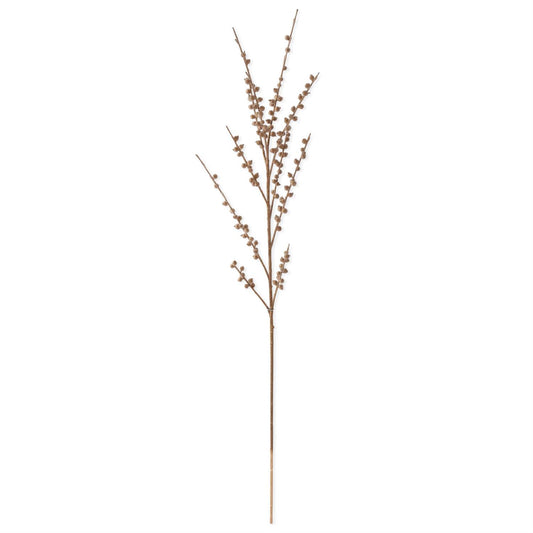 47 Inch Gold Beaded Berry Stem