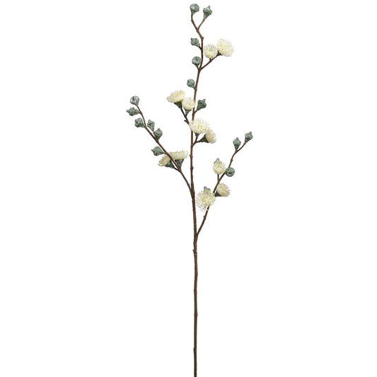 34" Blooming Eucalyptus Spray