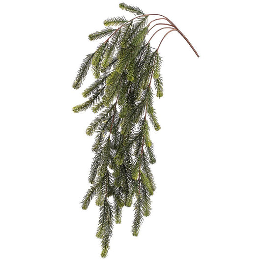 34.5" Fir Hanging Bush Green
