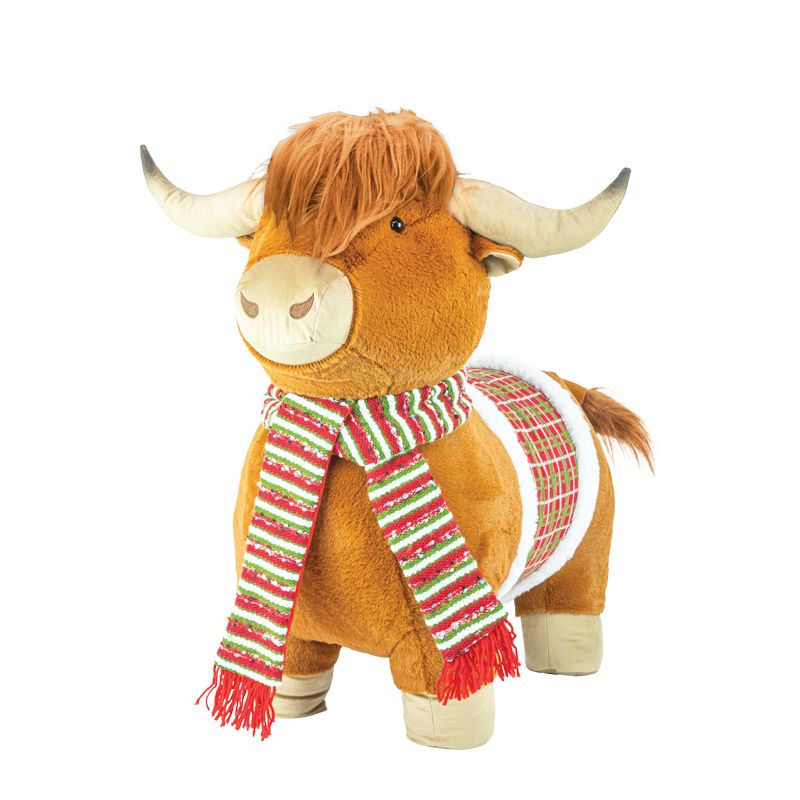 Extra Large Highland Cow Standing Stool