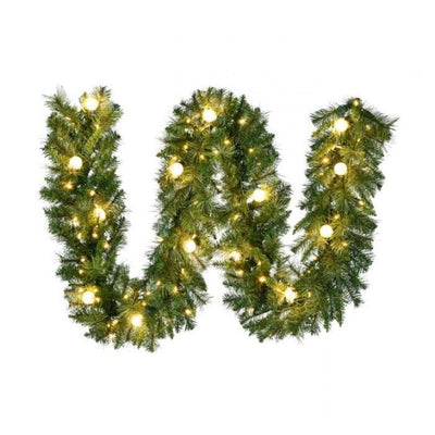 9' X 14"D LED Twnkle Belgium Garland