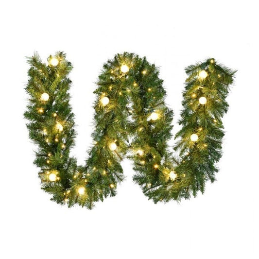 9' X 14"D LED Twnkle Belgium Garland