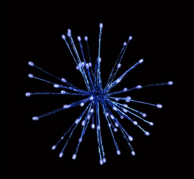 LED 16" 3D Radiant Blast - Blue/Blue