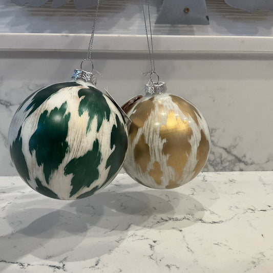 10",13.5"H Multi Ball Ornament Assorted (Single)