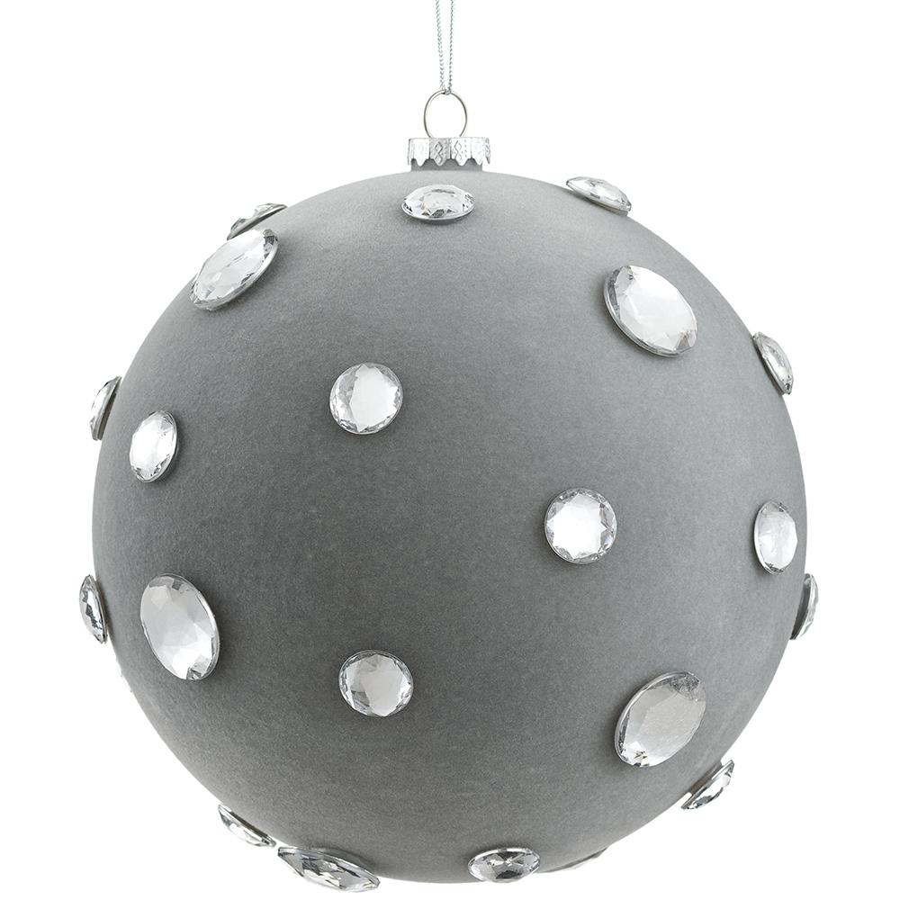 8Rhines.Flocked Ball Ornament