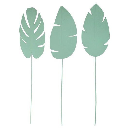 37"H Paper Leaf Pick, Mint