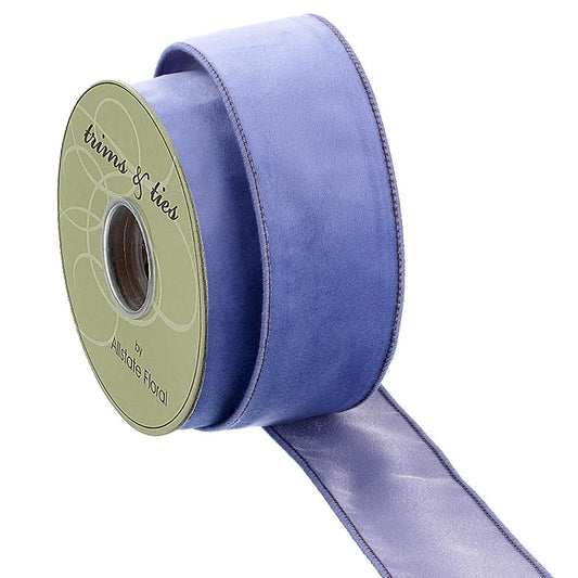 2.5" X 10yds Velvet Ribbon - Blue
