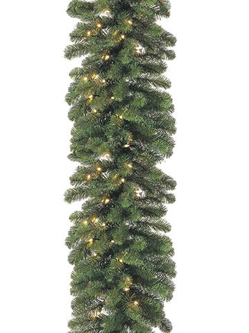 9'X14" Noble Garland with Lights