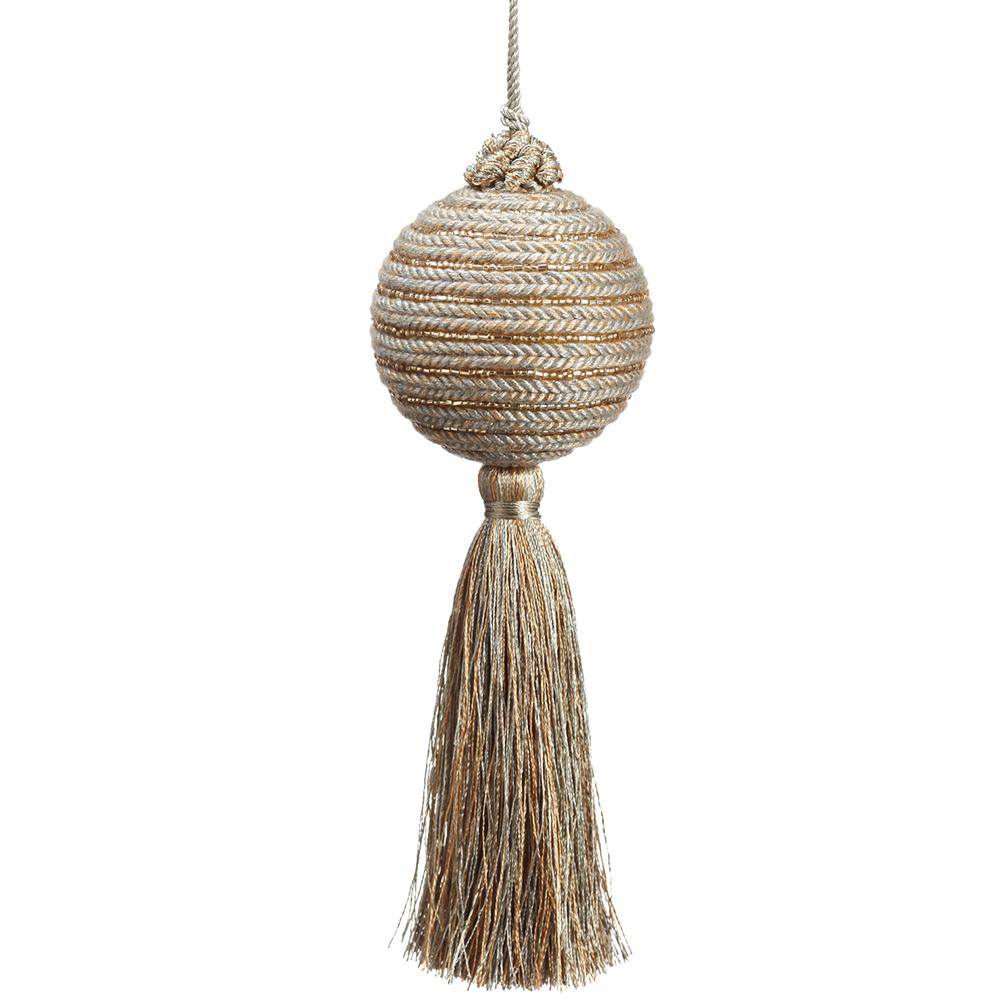 8" Ornament Beaded Cord Tassel