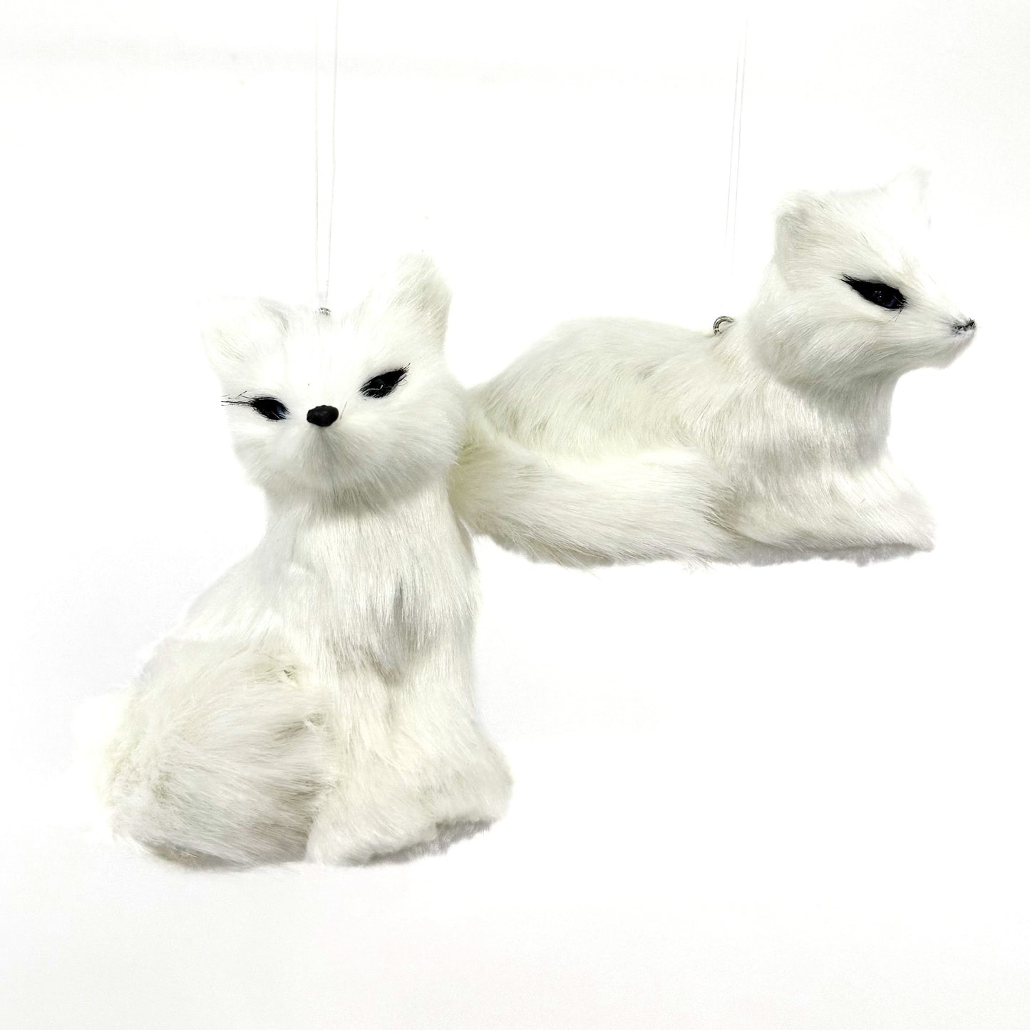 4" Ornament Furry Fox (ASST/ 2)