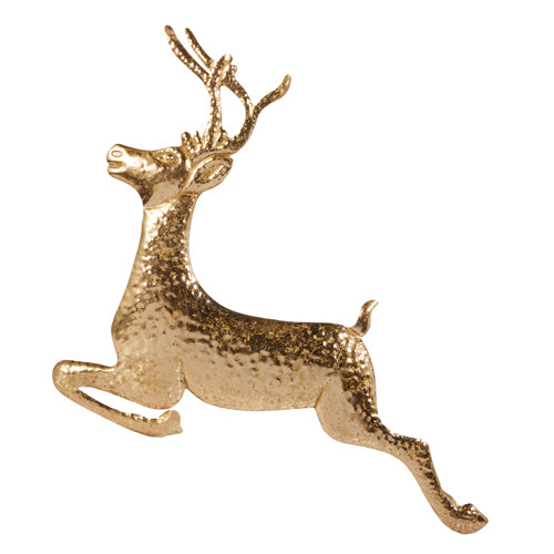 34" Gold Deer Wall Art